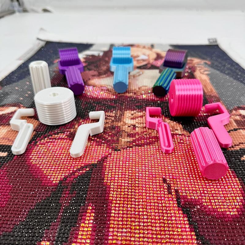 Diamond Painting Roller Plastic Detachable Roller Beads Corrected Fixing Tightly Paste Paint Tool DIY Diamond Painting Accessory