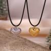 Fashion Neck Jewelry Heart Shape Pendant Necklace Chain Necklaces Rope Necklaces Alloy Material for Party Daily Wear