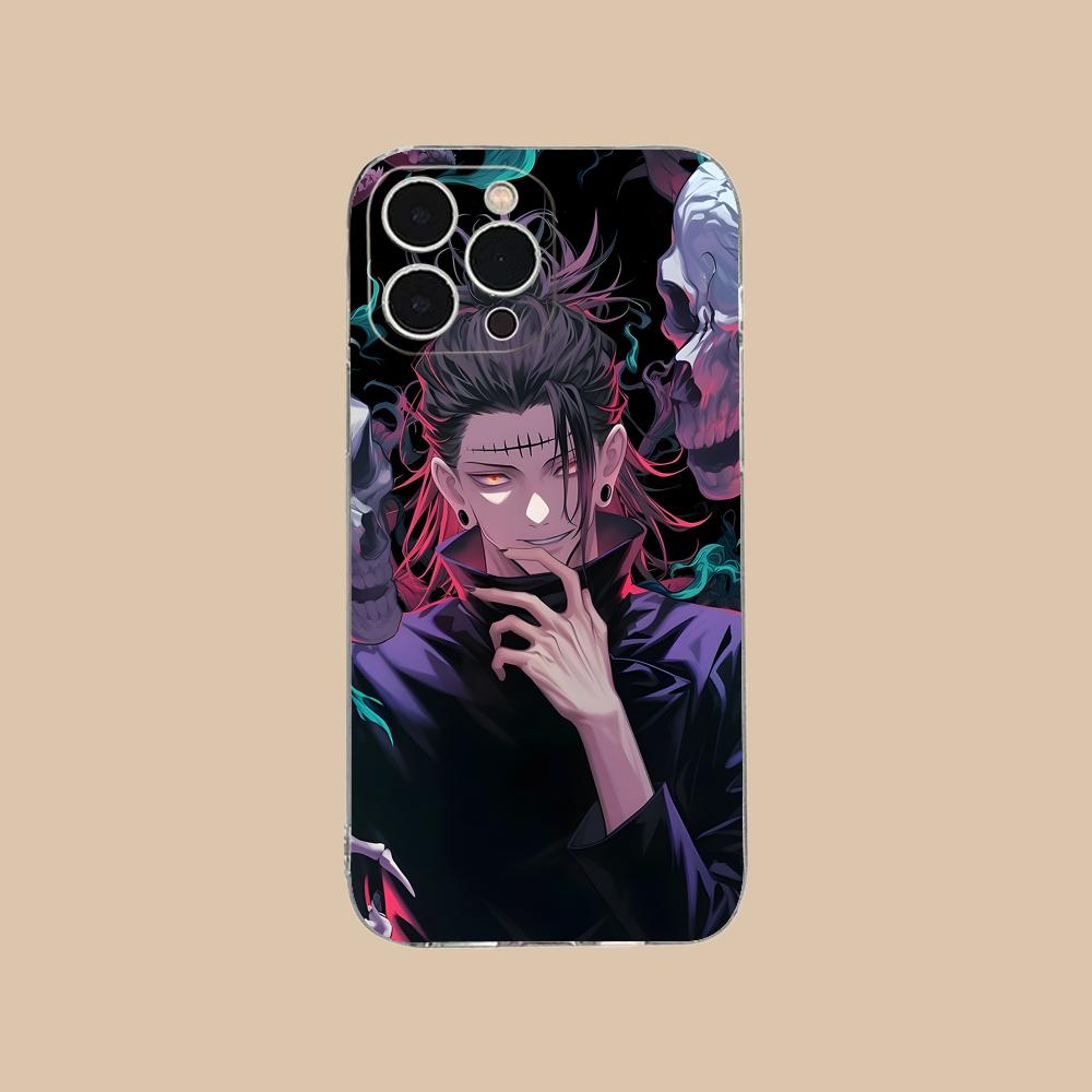 Jujutsu Kaisen Geto Suguru Phone Case for iPhone 17 16 15 14 13 12 11 X XR XS Air Pro Max Plus Mini Clear Colorful Cover Cover