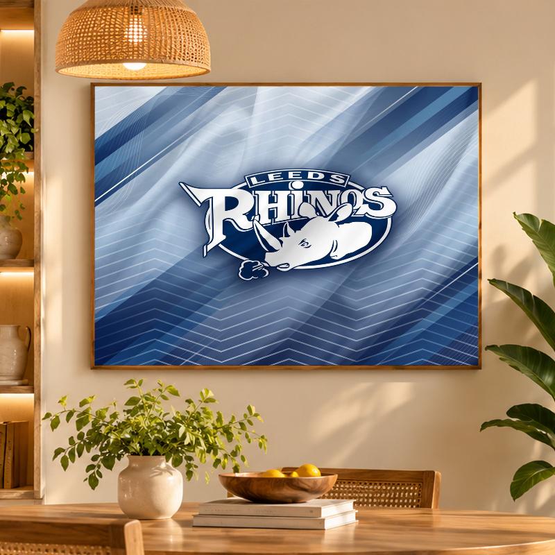 5D Diamond Painting Leeds Rhinos DIY Full Drill Diamond Art Kit Home Decoration