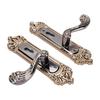 Door Handle Lock Set Aluminum Alloy European Style Universal Quiet Gate Lock for Bedroom Bathroom Office Kitchen