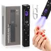 Portable Handheld Mini Nail Lamp For Gel Polish Quick Dry Flashlight Pen USB Nail Dryer Machine UV LED Nail Lamp With Diamond