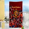 Atletico Madrid Customizable Name Beach Towel Quick-Dry Soft Microfiber Portable for SwimmingBeachCamping Travel Beach AccessoriesGym