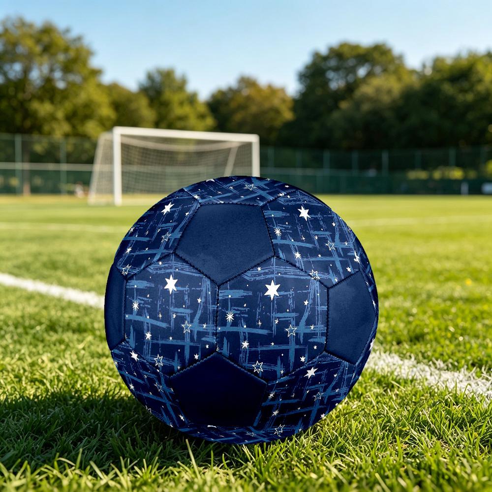 1pc Space Stars Night Sky Durable Soccer Ball/Football, Size 5, Perfect for Training, Entertainment And Competition,Gift yy26060668