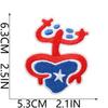 Puerto Rico Embroidery Cloth Sticker Clothes Decoration Patch Sticker Holiday Embroidery Chapter Boy Drum Tools Embroidery Chapter