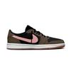 Travis Scott x Jordan Air Jordan 1 Odolné proti oděru Odolné proti oděru Nízké Vintage Basketbalové boty Unisex DZ4137-700(Tým938-)