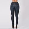 Jeans Slim Fit Hohe Taille Denim Schlupf Skinny Jeans für den Alltag