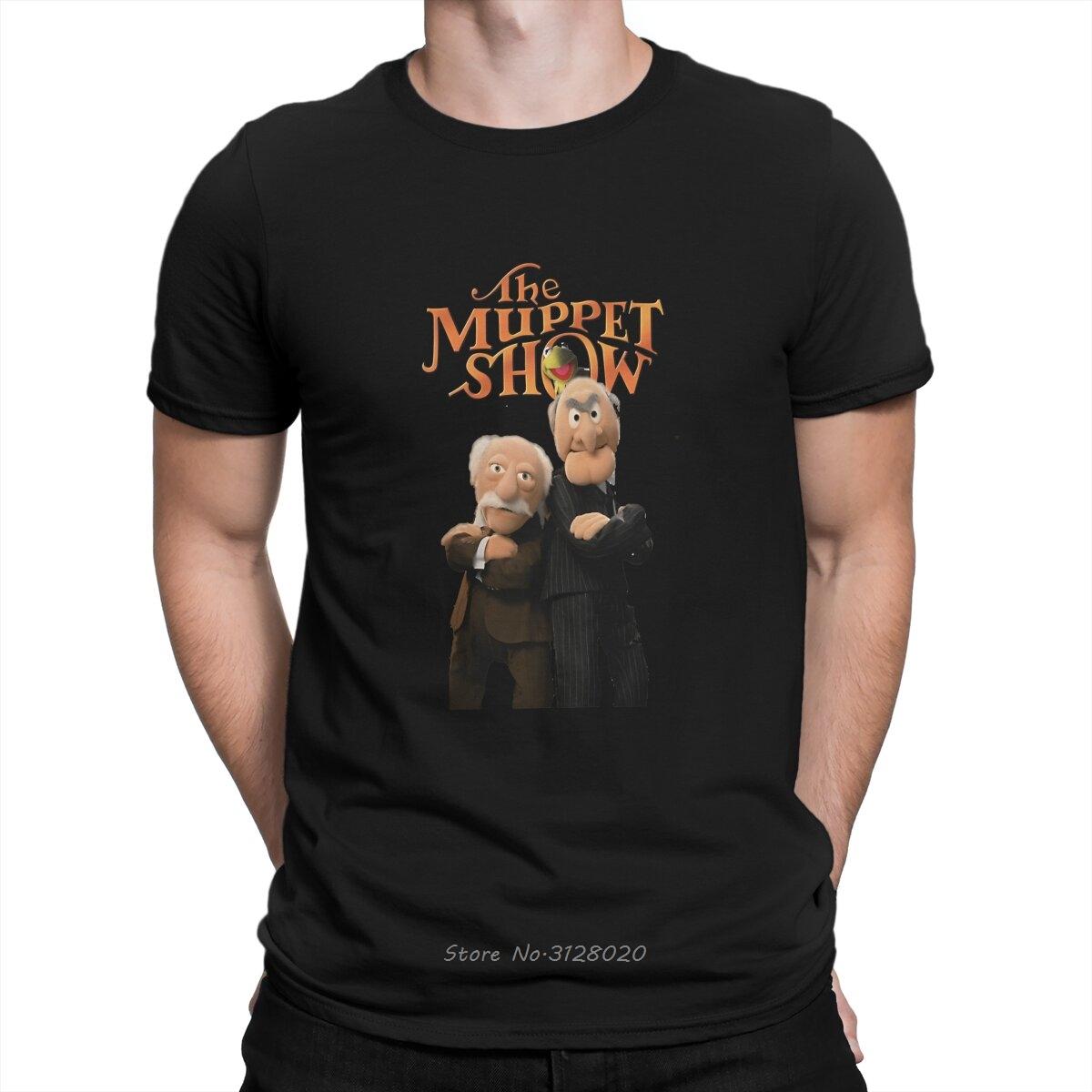 

The Muppet Show Statler And Waldorf The Múppet Show T Shirt Graphic Men Tees Summer Clothing Polyester ONeck TShirt Tshirt 4XL