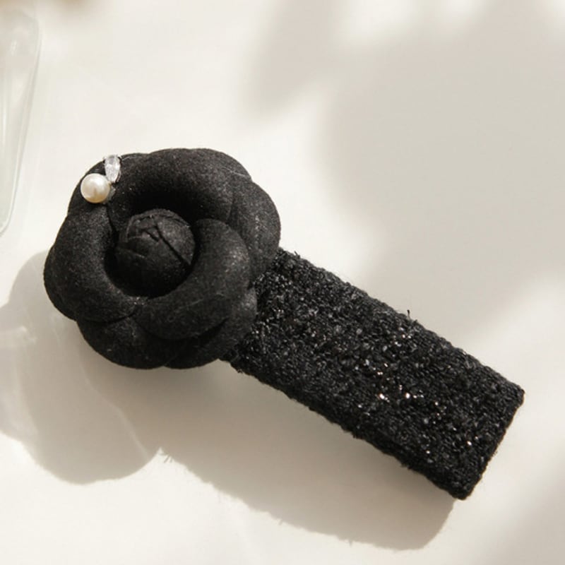 

J.Lauren Camellia Tweed Round Bundle Auto Hair Pin H01093 single type