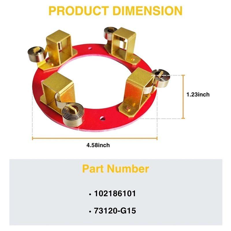 Superior-102186101 73120-G15 Golf Cart ADC Motor Kohlebürstenhalterung Für EZGO Electric TXT 640 835 Club Car 48V 3,3PS Motor