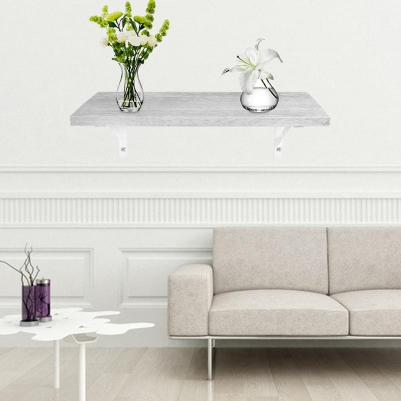 Floating Shelf Rusts Proof Steel Wall Mounted Storage Space Saving Easyly Install Home Decoration