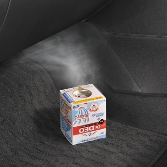 CARMATE Car Disinfectant Deodorizer Steam Circulation Type Freestanding Unscented Stabilized Chlorine Dioxide 330g D218 Dr.DEO