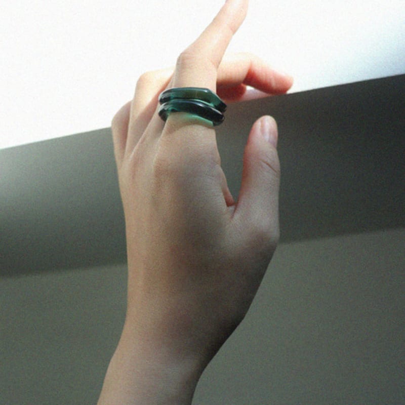 APIOH DOUBLE UGLY RING