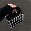 Bag Women's New Handheld Princess Diana Bag Trendy Fashion Women's Feeling Foreign Woolen Messenger Women's Bag Sheep E
