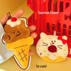 Tengyi Cartoon Dessert Doll Keychain: Girly, Versatile Keyring & Backpack Decoration Doll Pendant