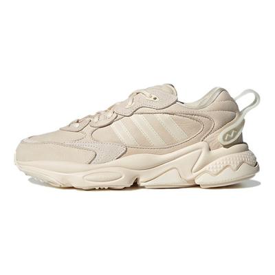 Originals Ozweego Meta Leer Casual Veelzijdig Duurzaam Lage Top Lifestyle Sneakers Unisex Sneakers Beige GW3962