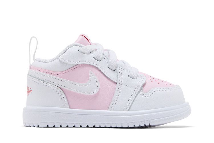 Jordan 1 Low ALT Pink Foam Fire Red White (TD) Sneakers