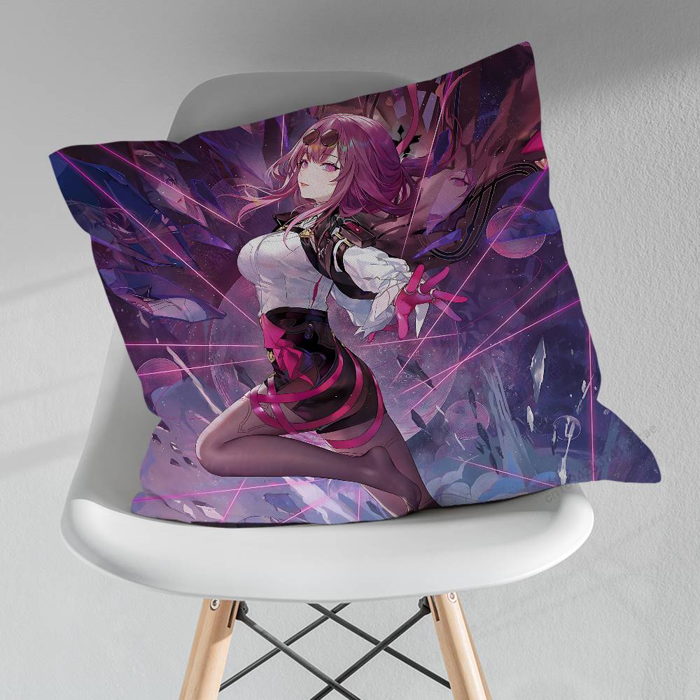 HHonkai Star Rail KKafka Verschiedene Größen Quadratische Kissenhülle Für Auto Zuhause Schlafzimmer Dekor Geburtstag Geschenk