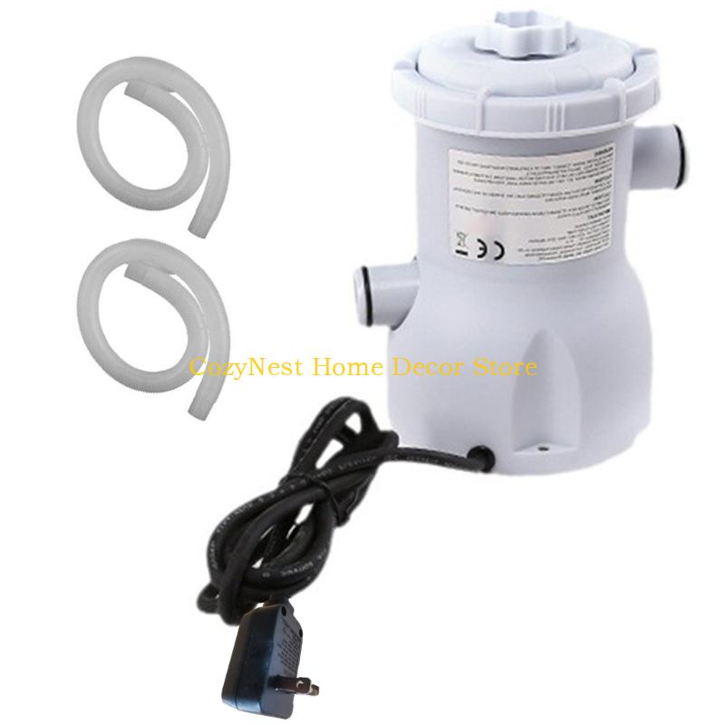 92MF 300GPH Pool Filter Pump Pool Filter Pump 110-220V Cartridge Filter Pump 300GPH Above Ground Pool Filter Cartridge Pump