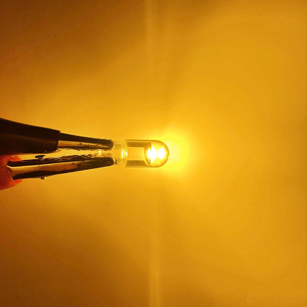 10pcs T10 W5W WY5W Led Canbus Bulbs Car Interior Lights License Plate Light  Clearance Lights Reading Lamp Yellow White 12V 24V