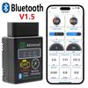 HHOBD Pokročilý Bluetooth Car OBD2 Skener ELM327 V1.5 Čtečka chybových kódů Diagnostický nástroj Diagnostický skener pro Android IOS Windows