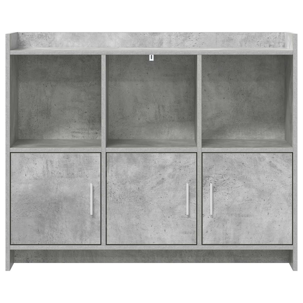 Sideboard Concrete Grey 98.5 x 33 x 80 cm Engineered Wood