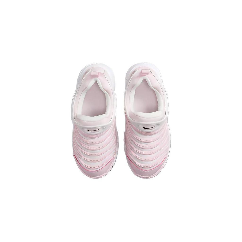 Nike Dynamo Free Simple Comfortable Shock Absorbing Breathable Low Top Kids Casual Shoes Kids Casual Shoes Pink White 343738-637