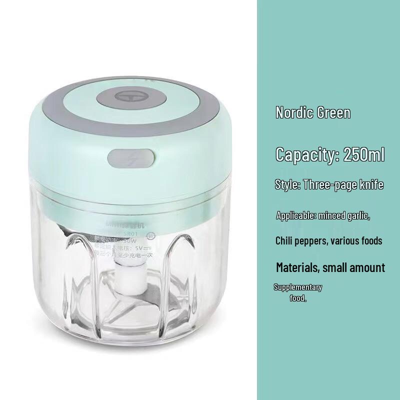 

ZISIZ Wireless Mini Electric Garlic Chopper