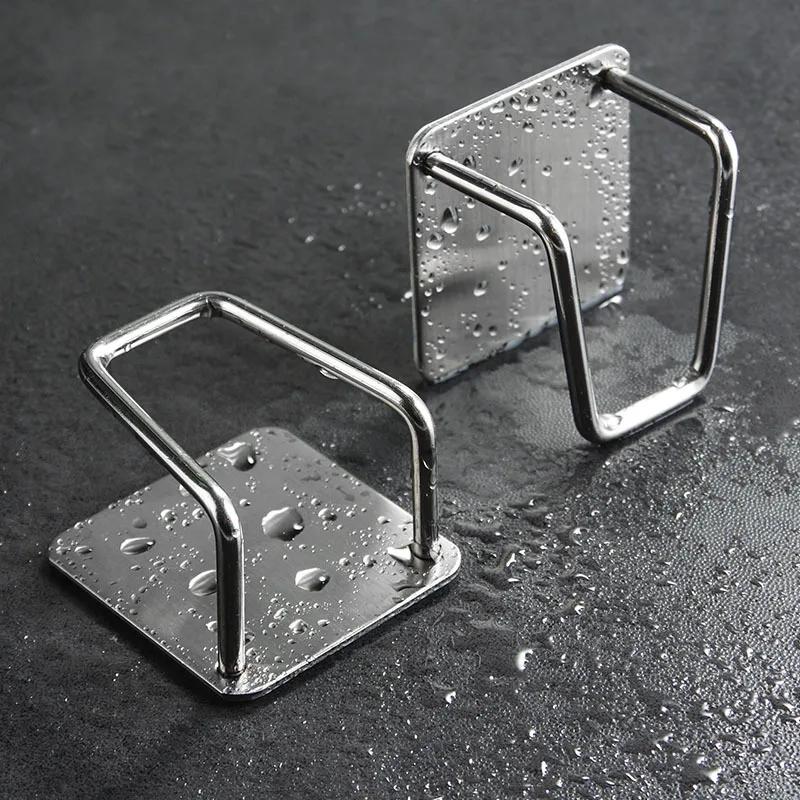 1pc Stainless Steel Sink Sponge Rack for Sponge Steel Wire Ball Draining Paste The Inner Wall of The Sink Kitchen Supplies