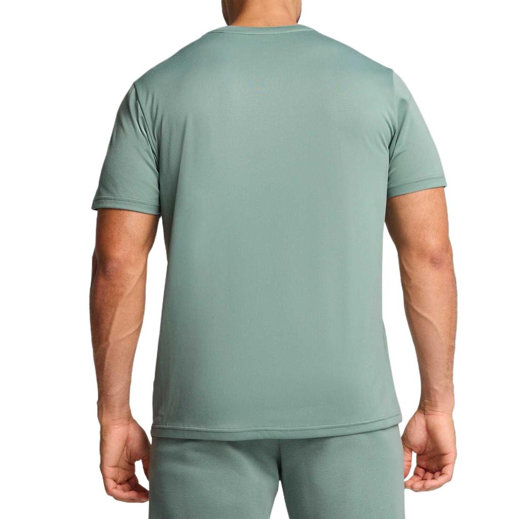 PUMA T Shirts Men's Green 30 Crew Neck Moderate Straight Fit 527344-30