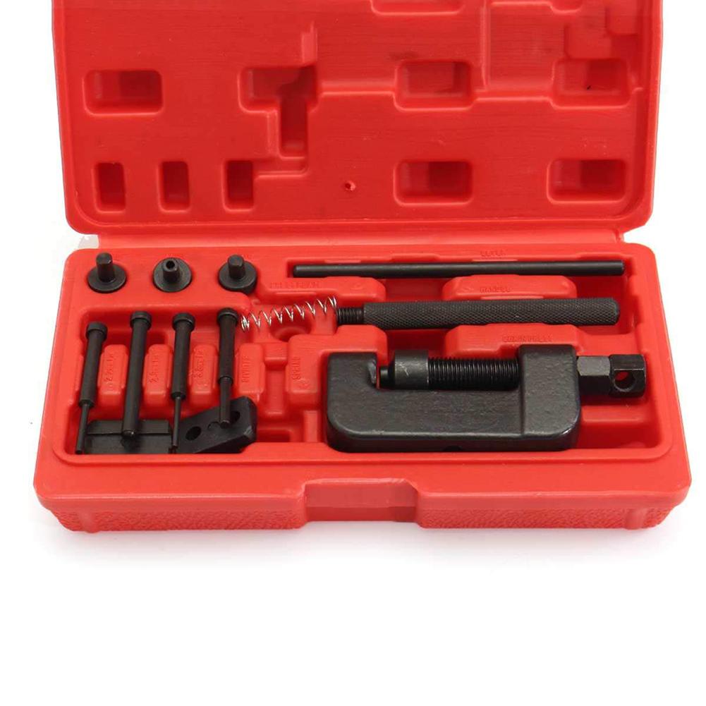 Motorrad Fahrrad Kettennieter Kettenteiler Vernieter Nietwerkzeug Satz