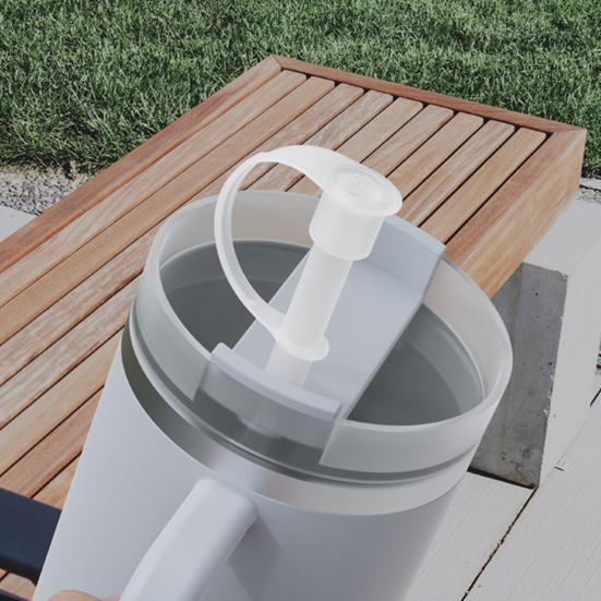 4Pcs Silicone Straw Cover Set for 20oz 30oz 40oz Tumblers Easy To Clean Cute Durable Straw Topper Hats