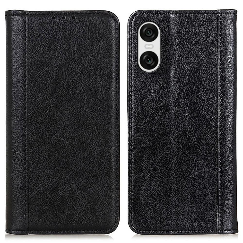 For Sony Xperia 10 VI Case Litchi Texture Split Leather Stand Phone Cases Wholesale