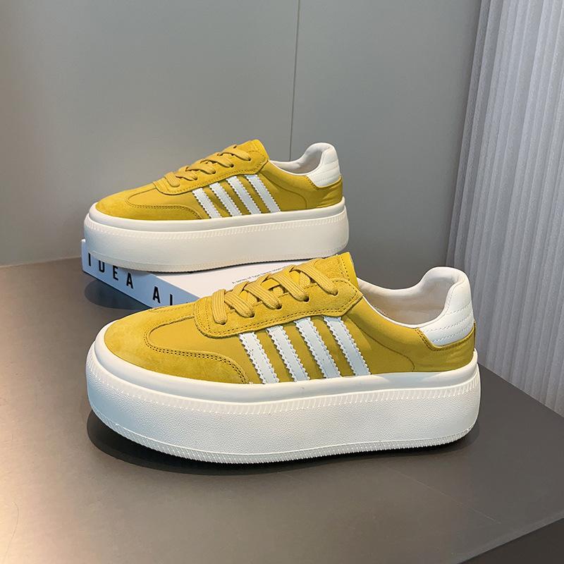 Red Platform Women's Summer New Breathable Thin Versatile Casual Sports Shoes