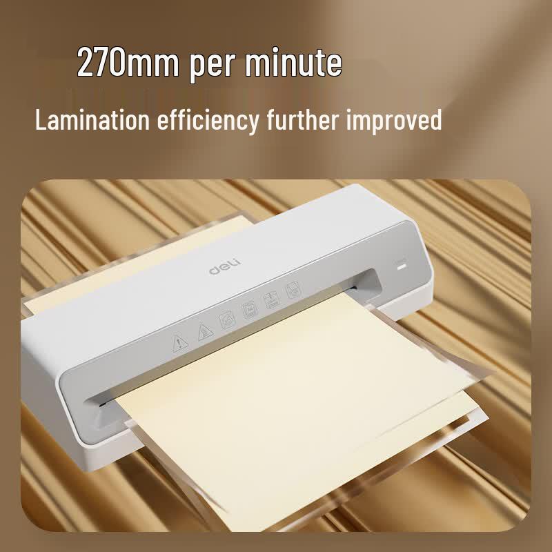 Deli GQ405 A4 Anti-Curl Laminator CN Plug (adapter Included)