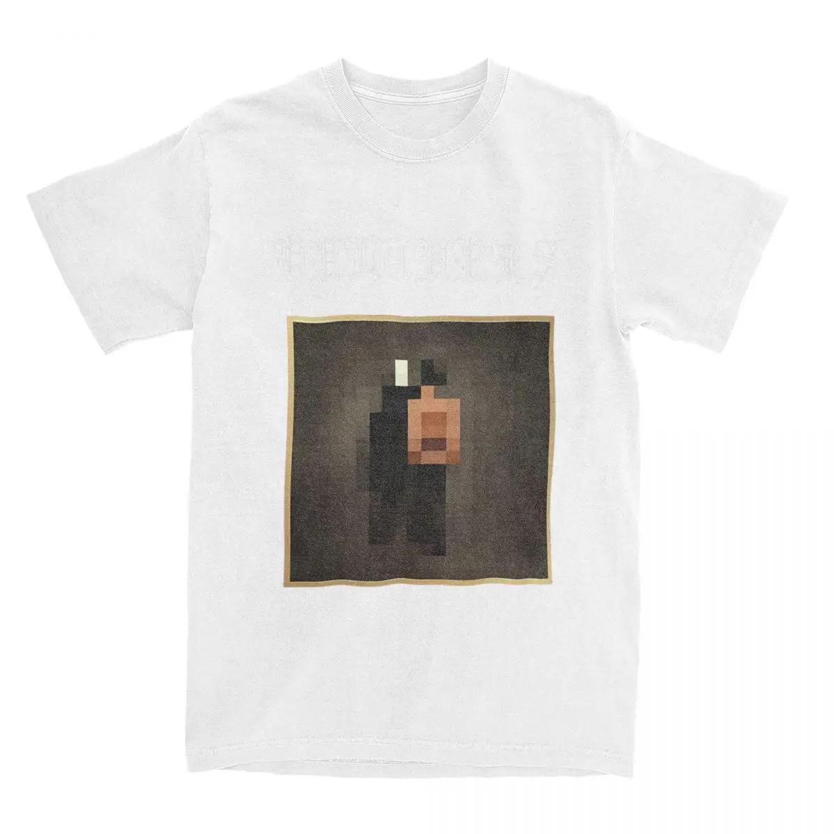 

Мужская женская футболка с обложкой альбома Kanye West Vultures, одежда из хлопка в стиле хип-хоп, футболки, одежда, потрясающие футболки, лето XXXXXL белый