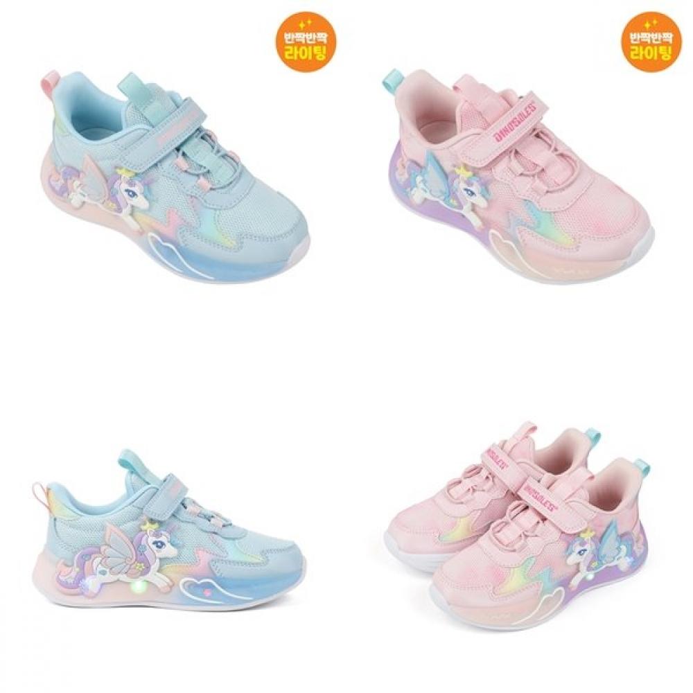 

Dinosaur Shoes Sparkling Sneakers Rainbow Unicorn 160mm 200mm Pink/200