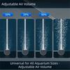 Ultra leise Aquarium-Luftpumpe Mini Tragbar Sauerstoffspender Luftbelüfter Innen-Fischzucht