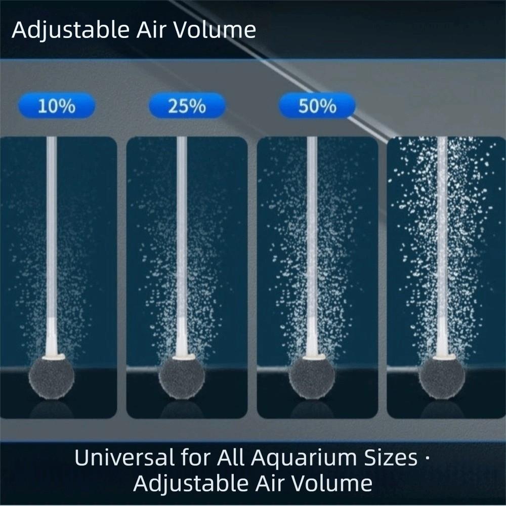 Ultra leise Aquarium-Luftpumpe Mini Tragbar Sauerstoffspender Luftbelüfter Innen-Fischzucht