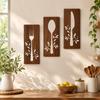 3pcs Hollow Out Kitchen Tools Wall Plaques Fork Wall Sticker Hangings  Restaurant Decor