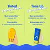 Aqualogica Bright+ Tone Up Sunscreen SPF 50+ PA++++ with Blue Light Protection 50g Pack of 1