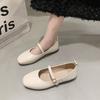 Summer Fashion Buckle Flat Shoes for Women's 2026 Slip On Mary Jane Shoes Soft Sole Lightweight Comfortable Women Loafers