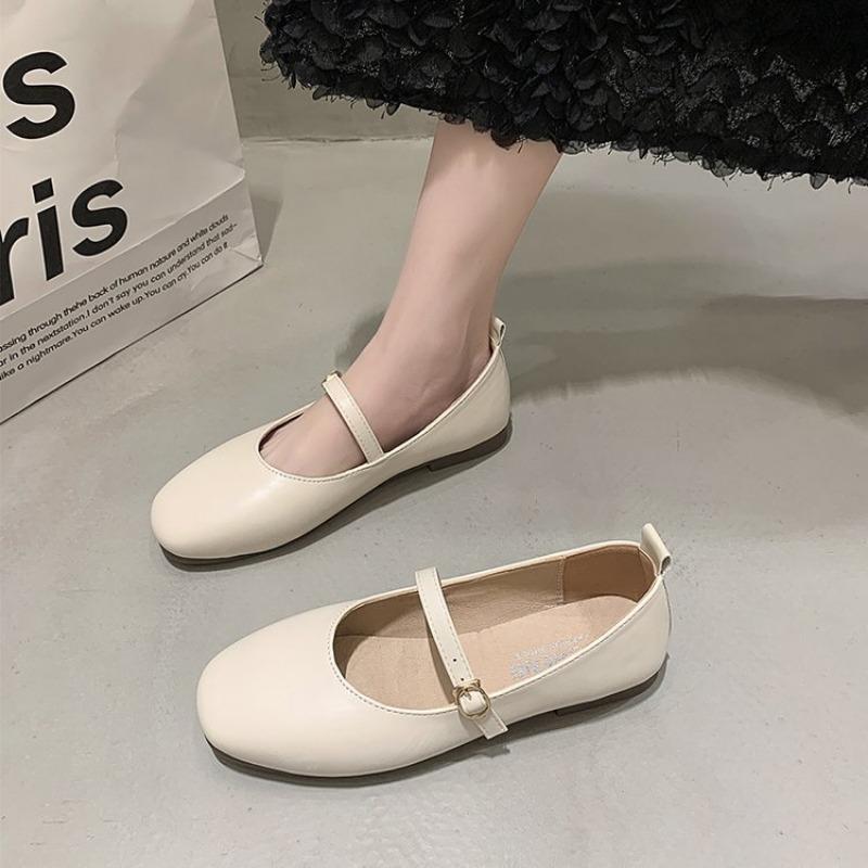 Summer Fashion Buckle Flat Shoes for Women's 2026 Slip On Mary Jane Shoes Soft Sole Lightweight Comfortable Women Loafers