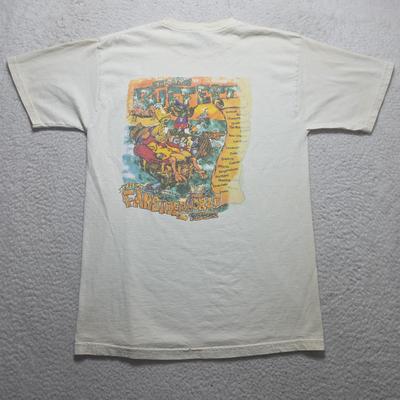 Vintage Jimmy Buffett Far Side of the World 2002 Tour White T Shirt Size Large Unisex T-Shirt