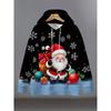 Fashion Women's Hooded Sweater 3D Casual Color Printing Casual Long Sleeve Sweater