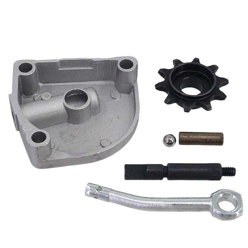 1 Set 10 Tooth Drive Sprocket 3 Holes Clutch Cover Fit 49cc 60cc 66cc 80cc Motorized Bicycle Accessories A set