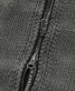 Suade Washed Knit Zip Up [Charcoal Gray]