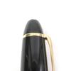 Great MONTBLANC Fountain Pen Meisterstck Cap Type Black Gold 14K Mens Used
