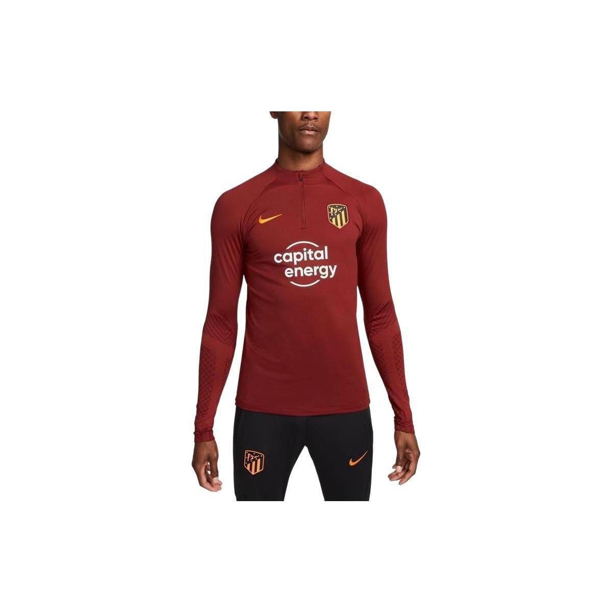 

New Nike Dri FIT Strike Drill Soccer Jersey Atletico Madrid Club Men s Red DN2810-677 XL