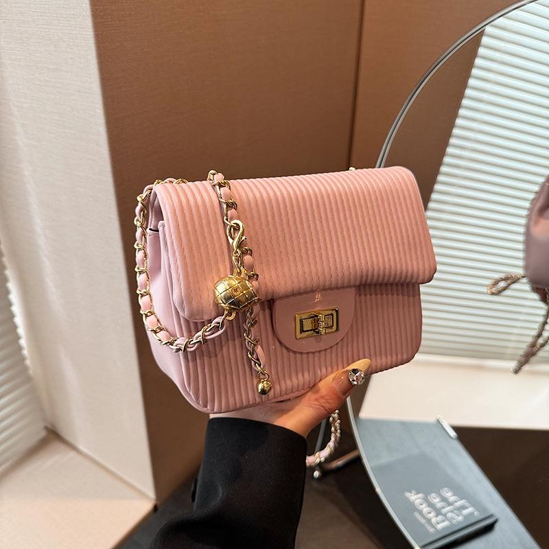 

Модная плиссированная сумка через плечо, женская повседневная маленькая квадратная сумка через плечо